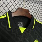 Mens Real Madrid 2024/25 X BLACK AND NEON UNIQUE Jersey 6