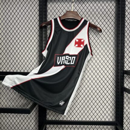 Mens Vasco Da Gama 2000 Home Retro Black Sleeveless