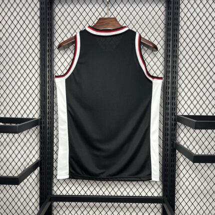 Mens Vasco Da Gama 2000 Home Retro Black Sleeveless 1