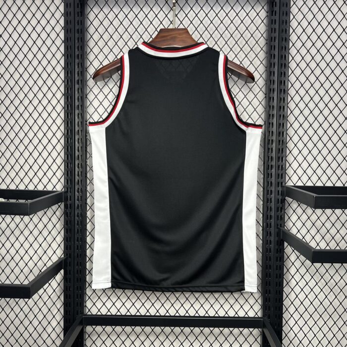 Mens Vasco Da Gama 2000 Home Retro Black Sleeveless 1