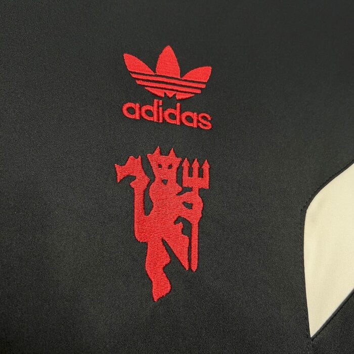 Mens Manchester United 2024/25 Originals Tee Black Jersey 3