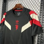 Mens Manchester United 2024/25 Originals Tee Black Jersey 2