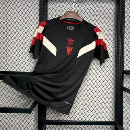 Mens Manchester United 2024/25 Originals Tee Black Jersey