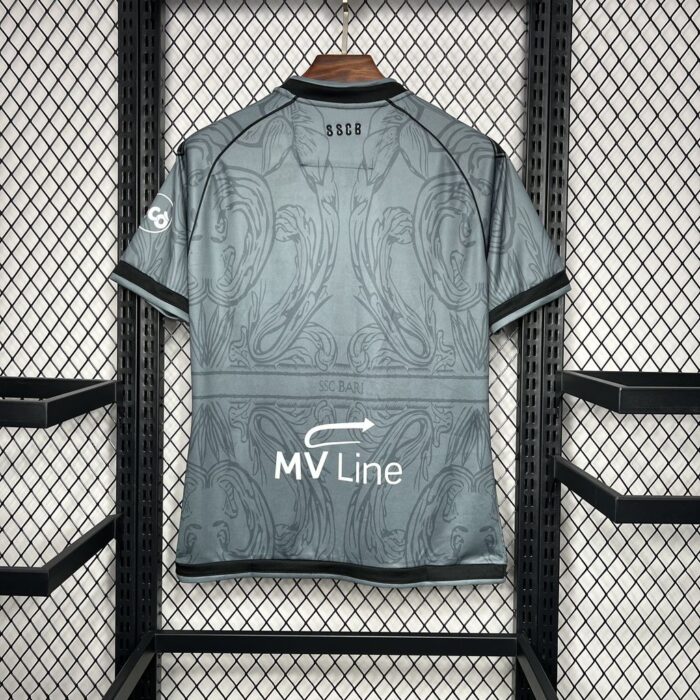 Mens SSC Bari 2024/25 Grey Jersey 1