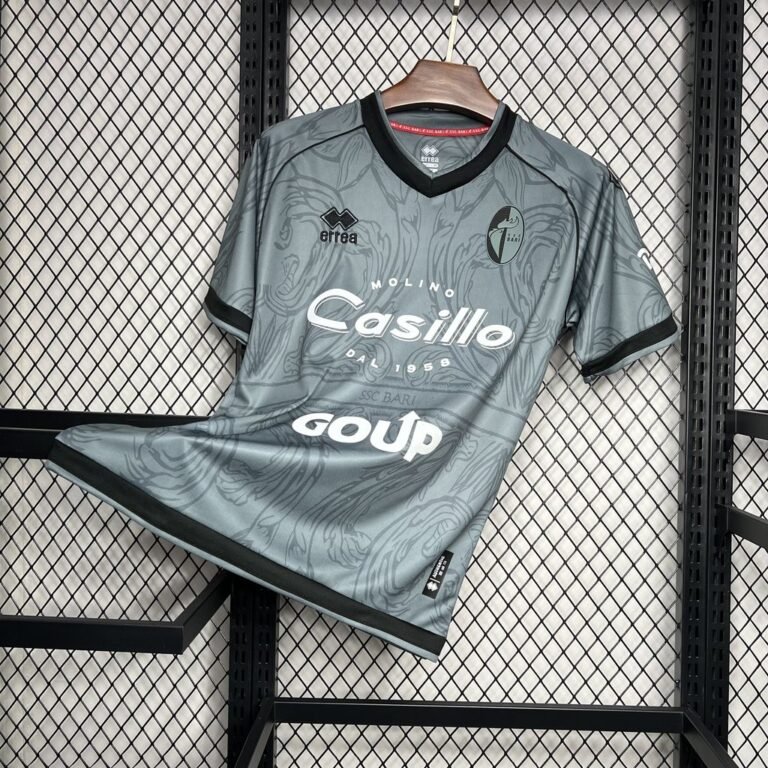 Mens SSC Bari 2024/25 Grey Jersey