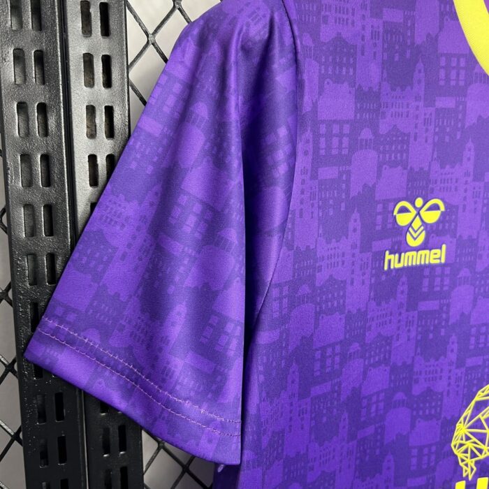 Mens Malaga 2024/25 Purple Pre-Match Jersey 4