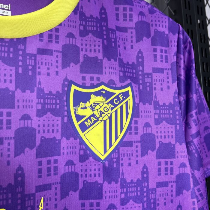 Mens Malaga 2024/25 Purple Pre-Match Jersey 3