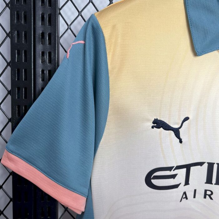 Mens Manchester City 2024/25 Fourth Jersey 5