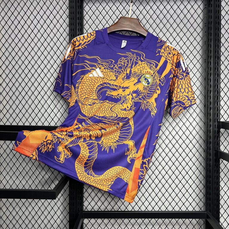 Mens Real Madrid 2024/25 Purple Dragon Jersey