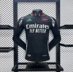 Mens Arsenal 2024/25 Away Long Sleeve Jersey Player Version