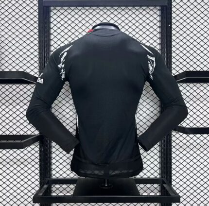 Mens Arsenal 2024/25 Away Long Sleeve Jersey Player Version 1
