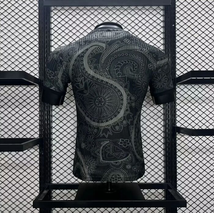 Mens Barcelona 2024/25 Black Jersey Player Version 1
