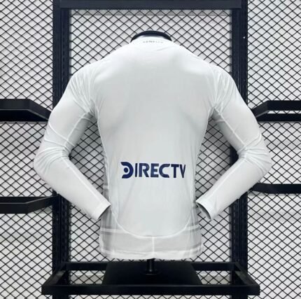 Mens Boca Juniors 2024/25 Away Long Sleeve Jersey Player Version 1