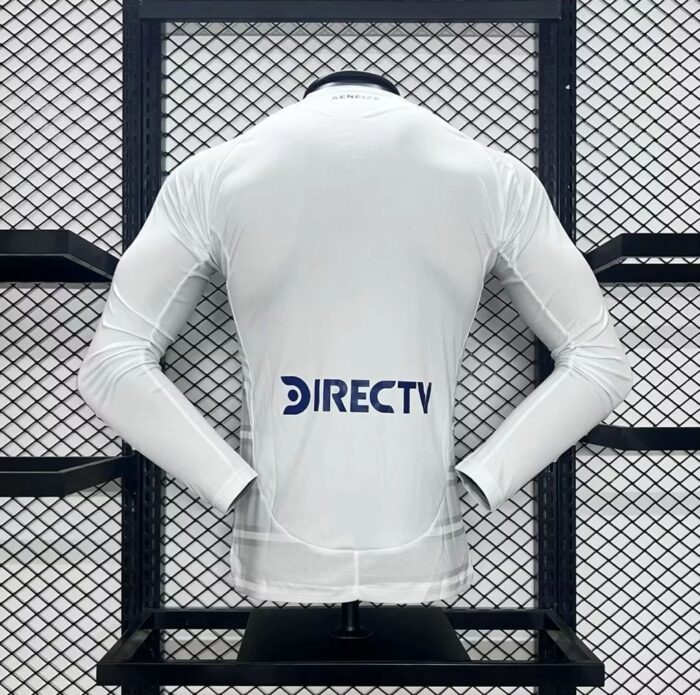Mens Boca Juniors 2024/25 Away Long Sleeve Jersey Player Version 1