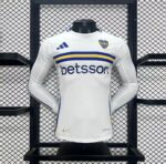 Mens Boca Juniors 2024/25 Away Long Sleeve Jersey Player Version