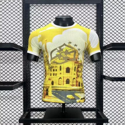 Mens Brazil 2024/25 Yellow Jersey Player Version