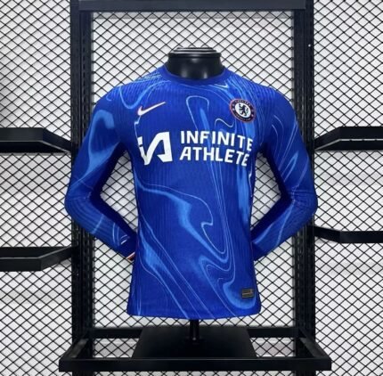 Mens Chelsea 2024/25 Home Long Sleeve Jersey Player Version