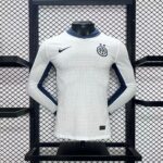 Mens Inter Milan 2024/25 Away Long Sleeve Jersey Player Version