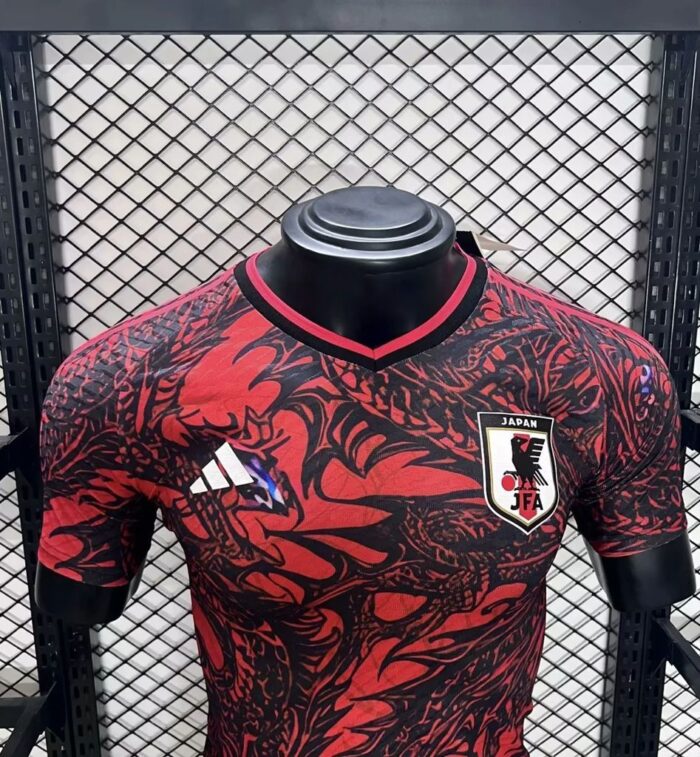 Mens Japan 2024/25 Red Dragon Jersey Player Version 2