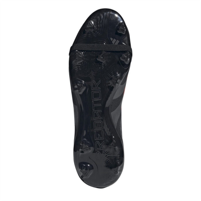 adidas Predator Firm Ground Football Boots – Black/Grey – view 6
