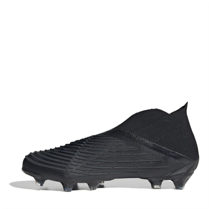 adidas Predator + Firm Ground Football Boots – Black/White - Image 2