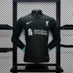 Mens Liverpool 2024/25 Away Long Sleeve Jersey Player Version