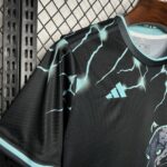 Mens Real Madrid 2024/25 Black and green Jersey 4