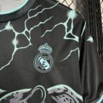 Mens Real Madrid 2024/25 Black and green Jersey 3