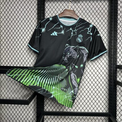 Mens Real Madrid 2024/25 Black and green Jersey