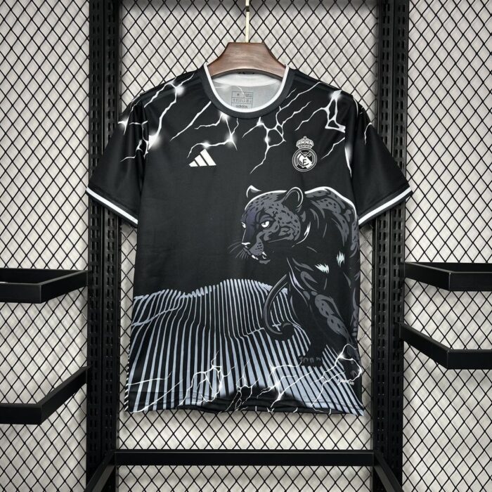 Mens Real Madrid 2024/25 Black Jersey 6