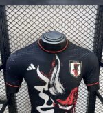 Mens Japan 2024/25 Red Dragon Black Warrior Jersey Player Version 2
