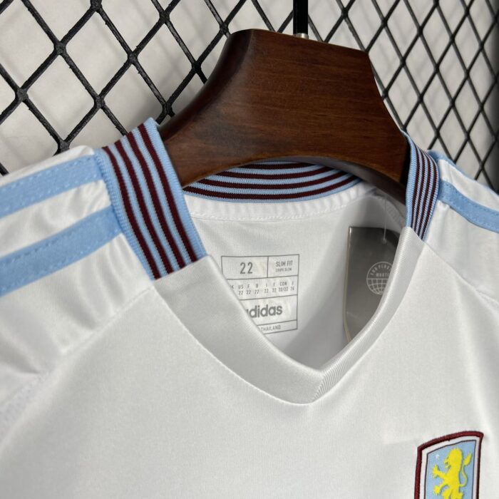 Kids Aston Villa 2024/25 Away Kit 7