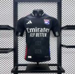 Mens Olympique Lyonnais 2024/25 Away Jersey Player Version