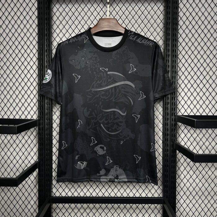 Mens CD Palestino 2024/25 Black Jersey 4