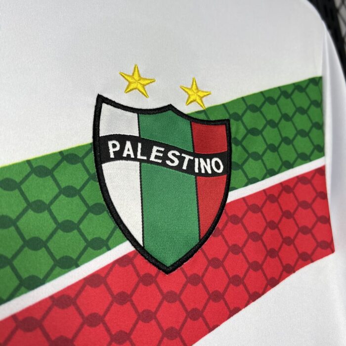 Mens CD Palestino 2024/25 White Graffiti Jersey 4