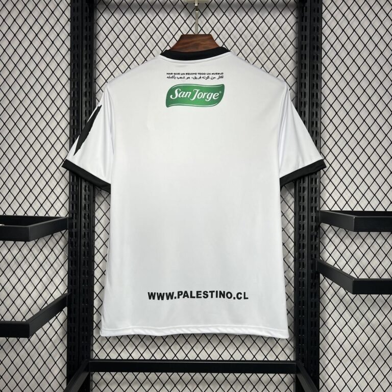 Mens CD Palestino 2024/25 White Graffiti Jersey 1