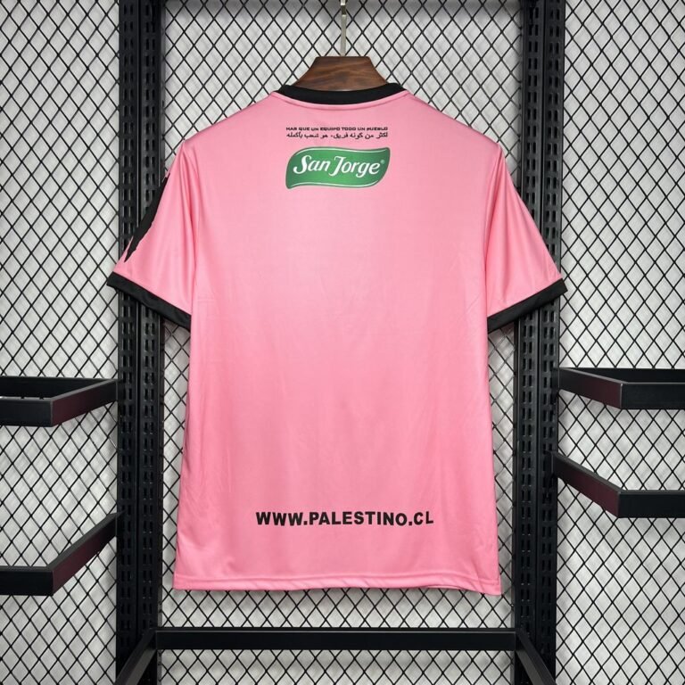 Mens CD Palestino 2024/25 Pink Graffiti Jersey 1