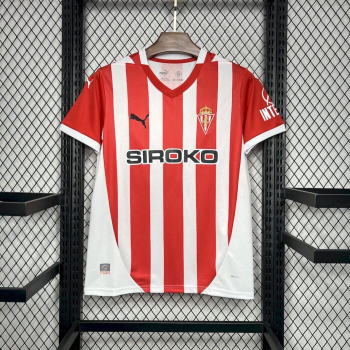 Mens Sporting de Gijón 2024/25 Home Jersey 9