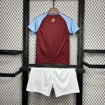 Kids Aston Villa 2024/25 Home Kit 1