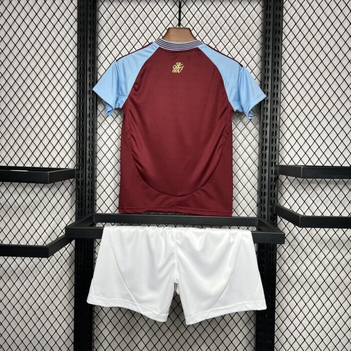 Kids Aston Villa 2024/25 Home Kit 1