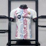 Mens Barcelona 2024/25 White Jersey Player Version