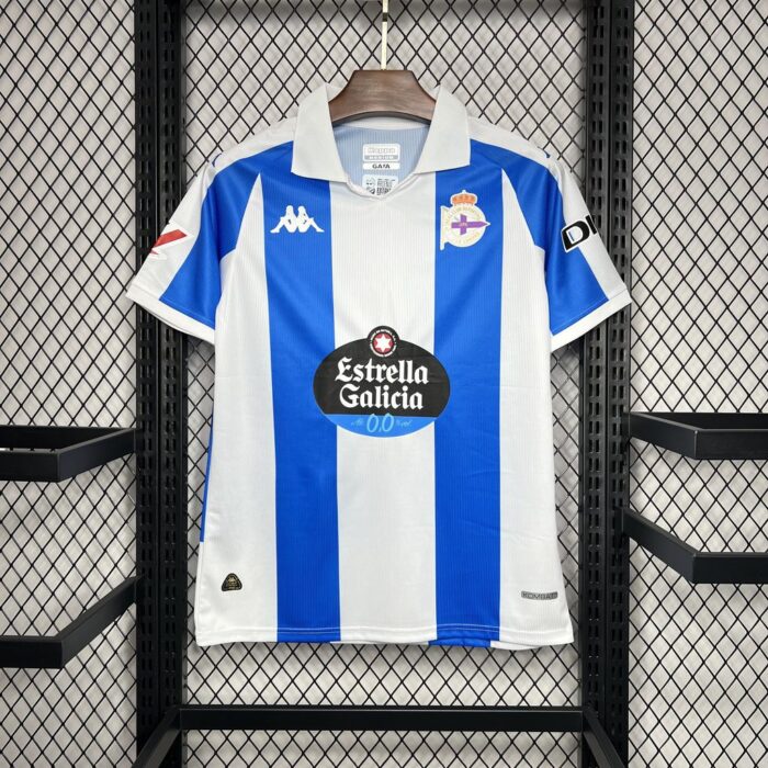 Mens Deportivo de La Coruna 2024/25 Home Jersey 9