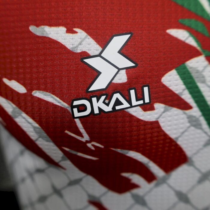 Mens CD Palestino 2024/25 Maillot DKALI White Jersey Player Version 5