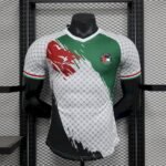 Mens CD Palestino 2024/25 Maillot DKALI White Jersey Player Version