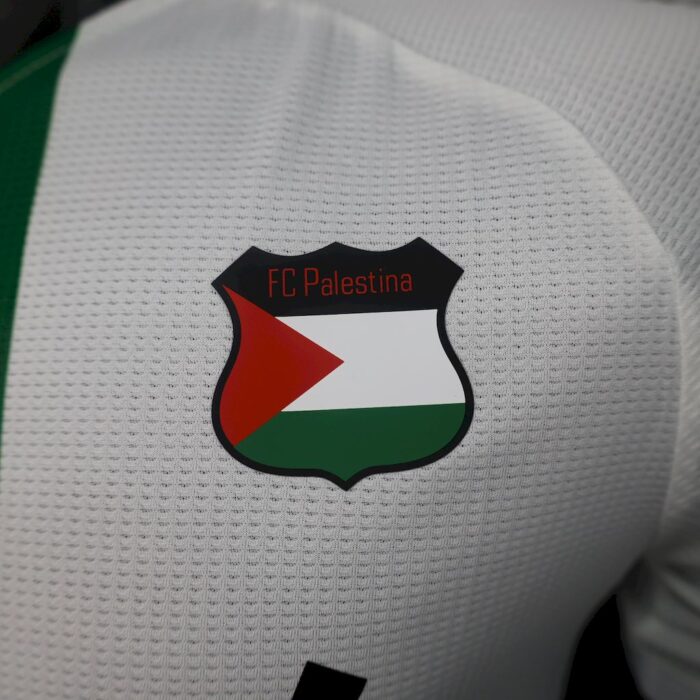 Mens CD Palestino 2024/25 Hand of God White Jersey Player Version 3