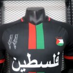 Mens CD Palestino 2024/25 Hand of God Black Jersey Player Version 4
