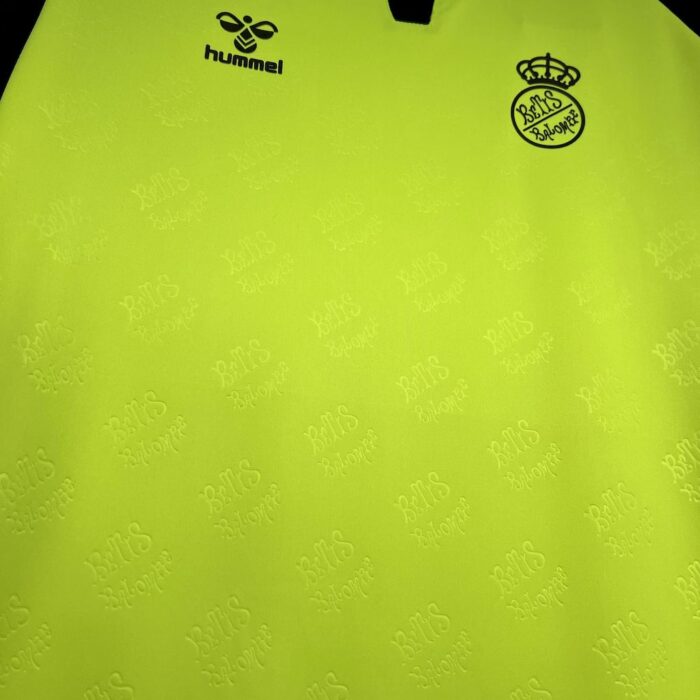 Mens Real Betis 2024/25 With Sponsors And Patch Away Jersey 3