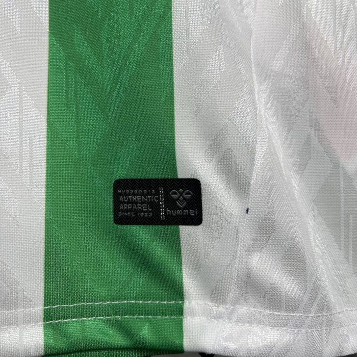 Mens Real Betis 2024/25 With Sponsors And Patch Home Jersey 2