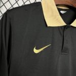 Mens Barcelona 2024/25 Polo Black Jersey 3