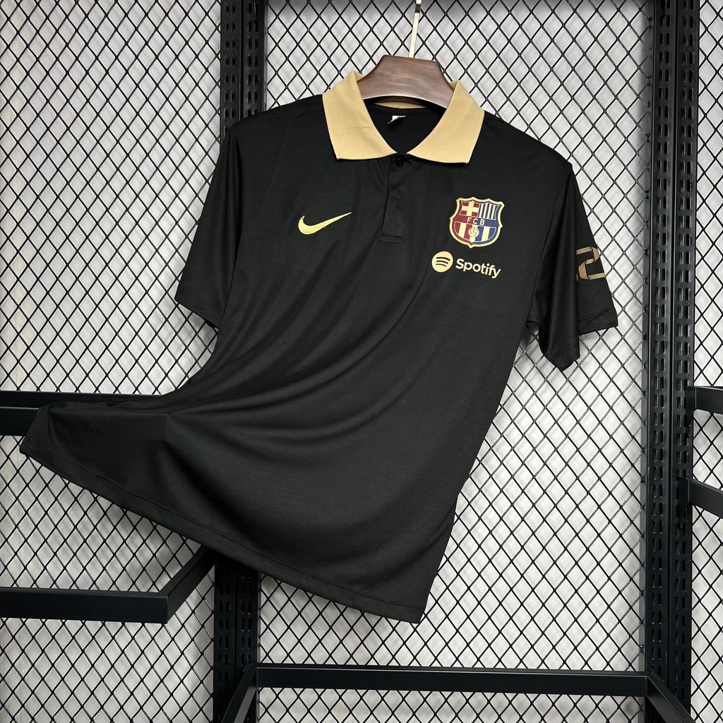 2024081213095566.jpg Mens Barcelona 2024/25 Polo Black Jersey